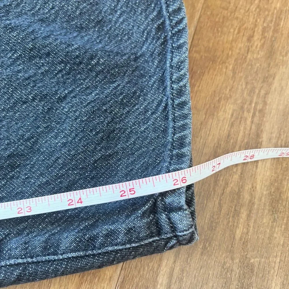 Madewell Pull-On Relaxed Jean in Chelford Wash Size S Charcoal Gray